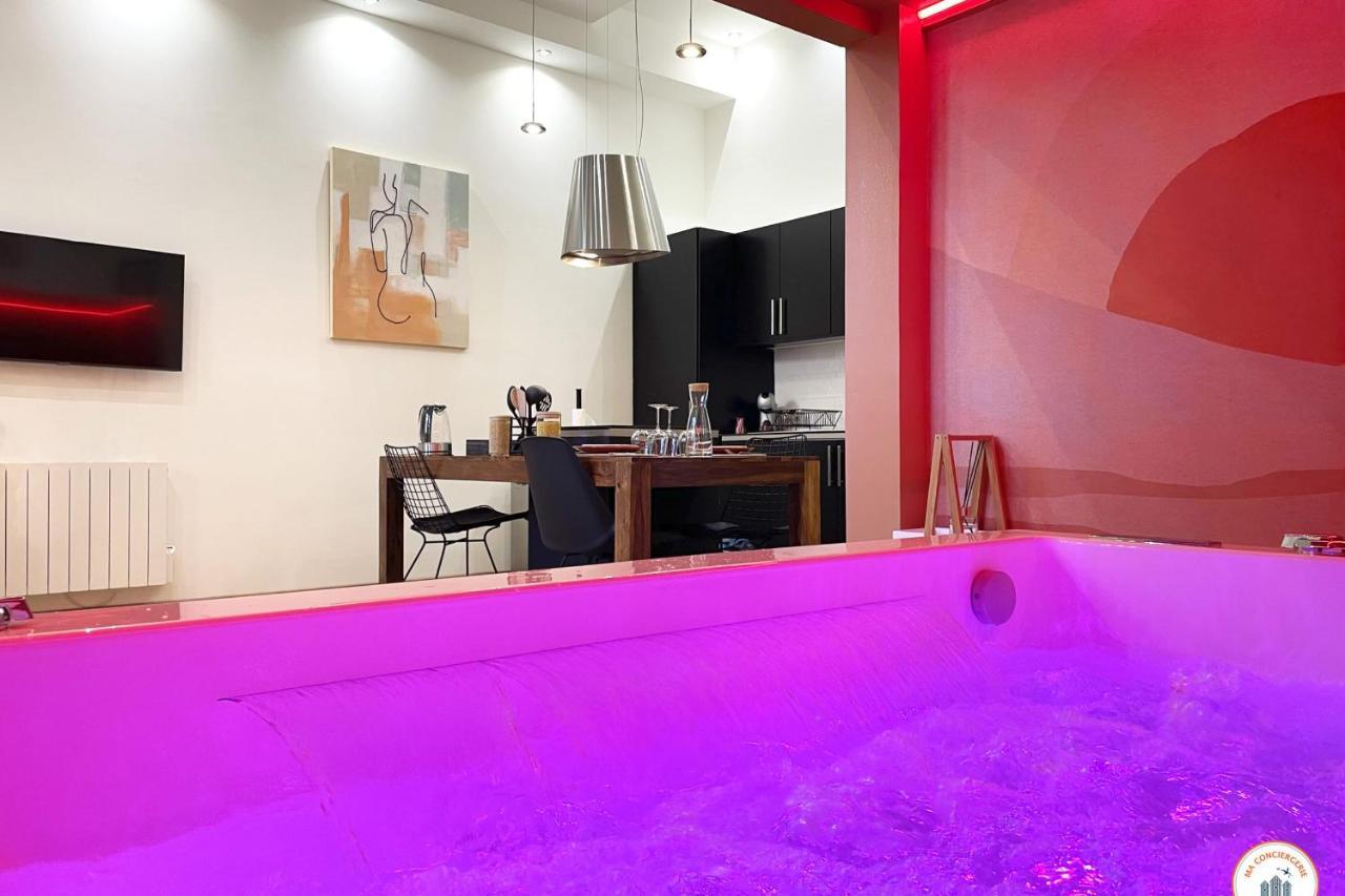 L'Orient-Express - Jacuzzi Spa - Parking - Loft Le Havre Exteriér fotografie